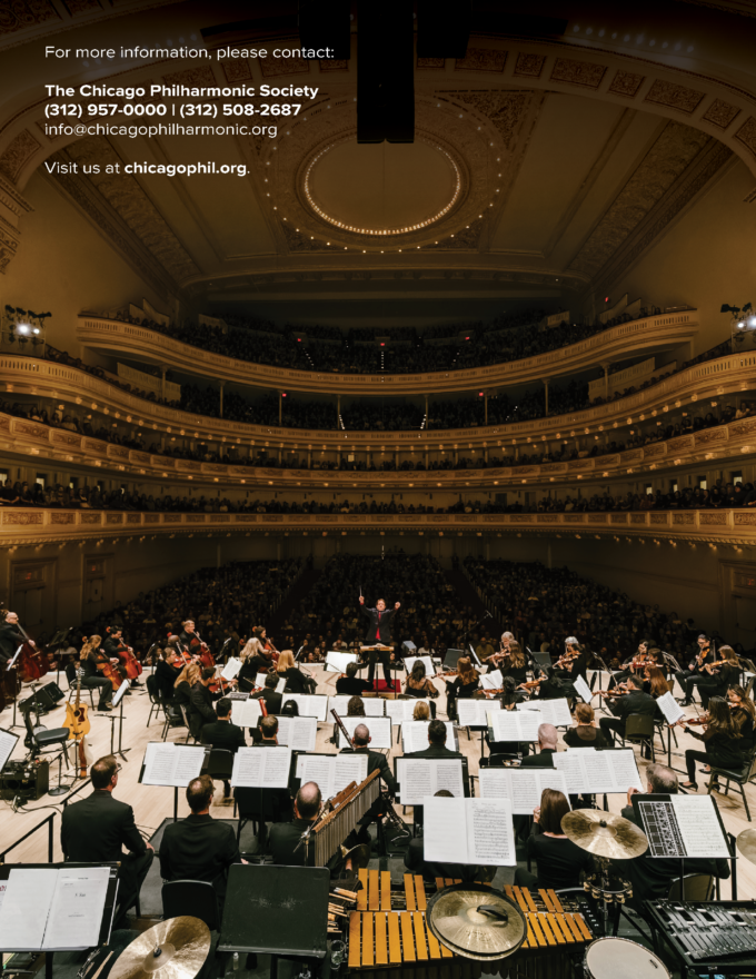 Philanthropic Legacy at Chicago Philharmonic6 Philanthropic Legacy at Chicago Philharmonic6